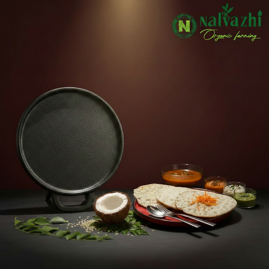 Cast Iron Dosa Plate - Natural Elegant Spread