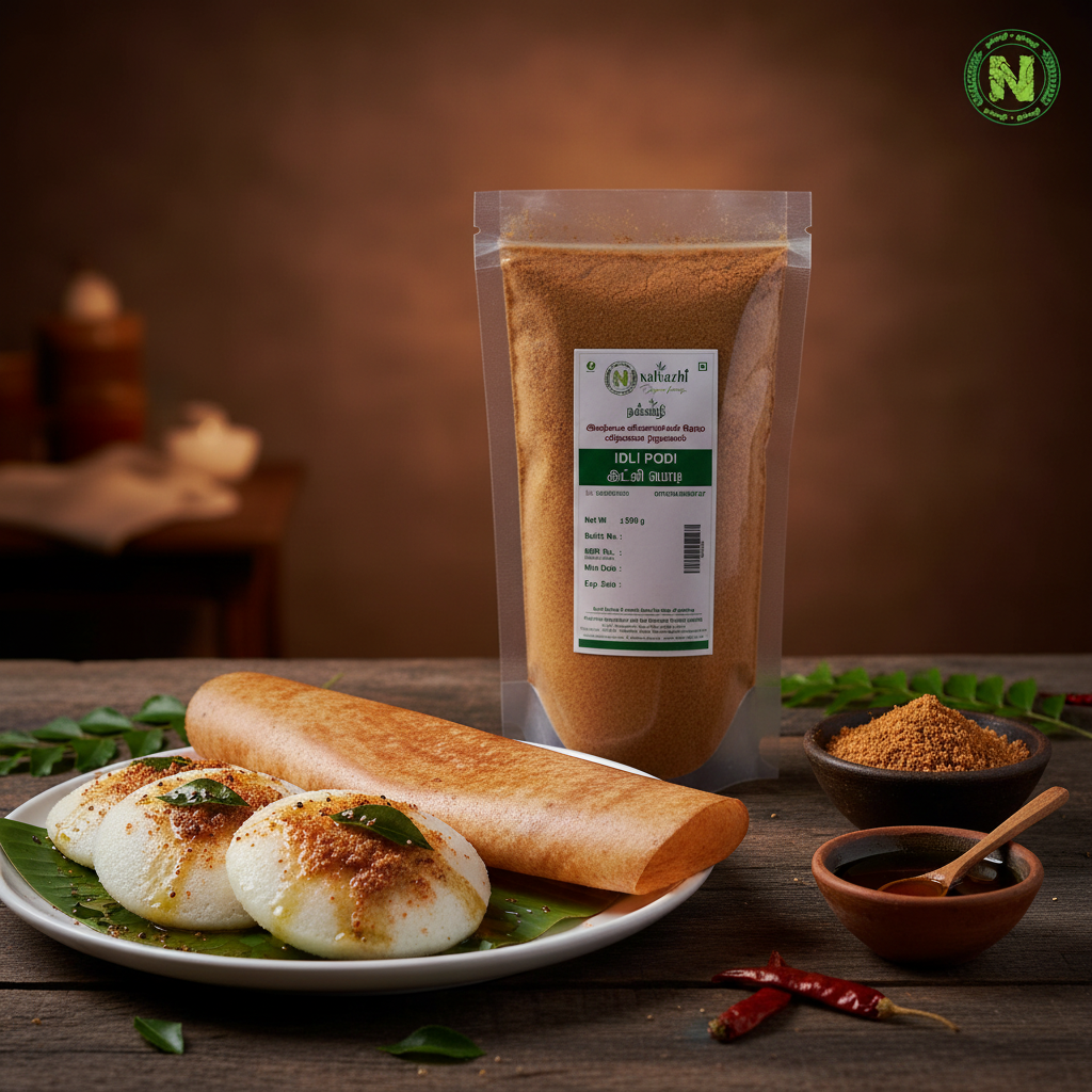 Idli Podi 250g – With Idli, Dosa & Oil