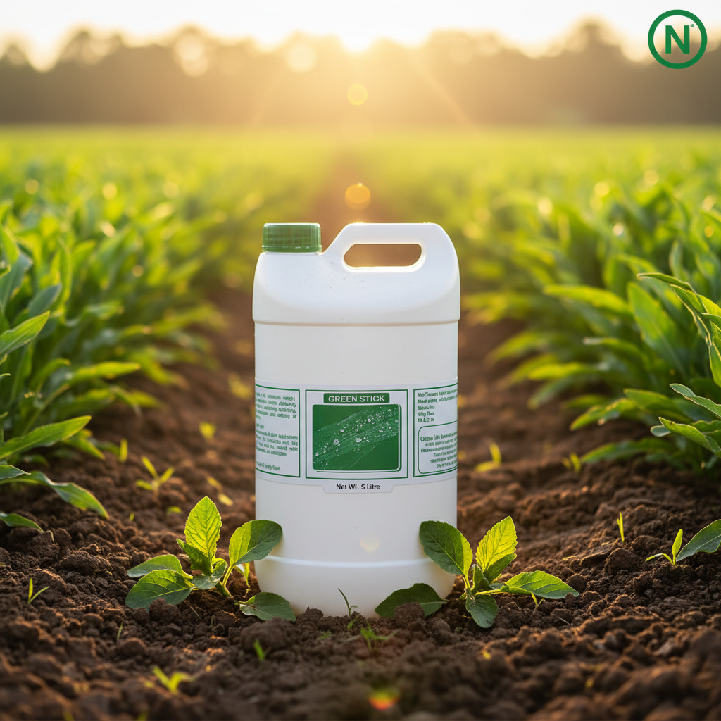Nalvazhi Green Stick Organic Sticker Spreader 5 Litre container in farm field