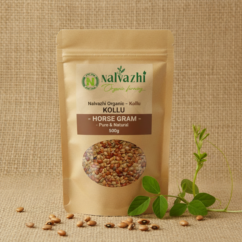 Nalvazhi Organic Horse Gram Kollu 500g packet