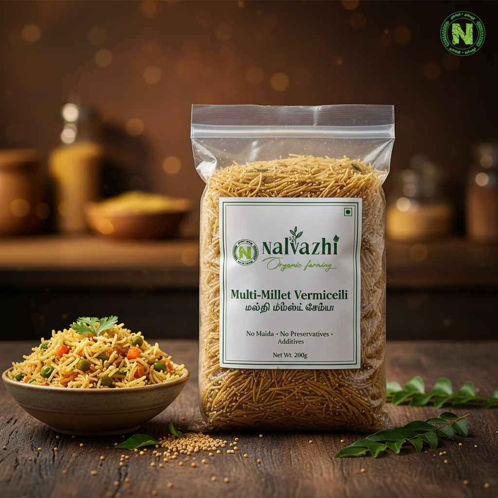 Multi-Millet Vermicelli | மல்டி மில்லெட் சேமியா – Nalvazhi Organic Farming