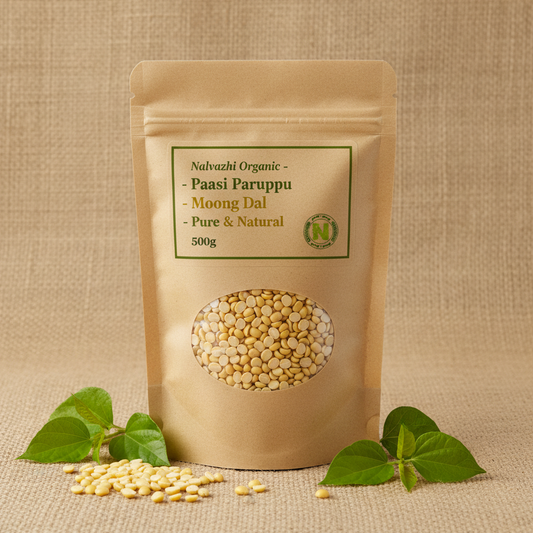 Nalvazhi Organic Moong Dal 500g packet