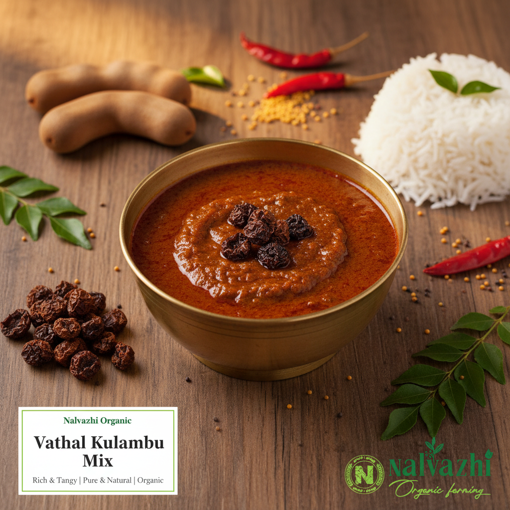 Sundakai Vathakulambu Mix by Nalvazhi Organic Farming