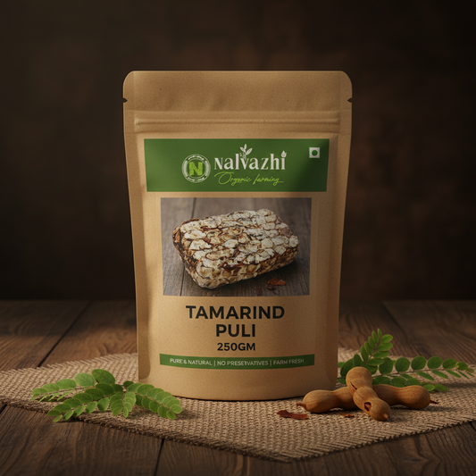 Tamarind Puli 250gm Pack - Nalvazhi Organic
