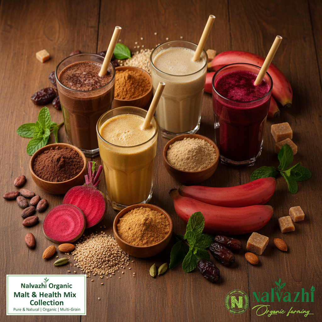 Malt and Health Mix varieties( மால்ட் மற்றும் சத்து மாவு வகைகள்)