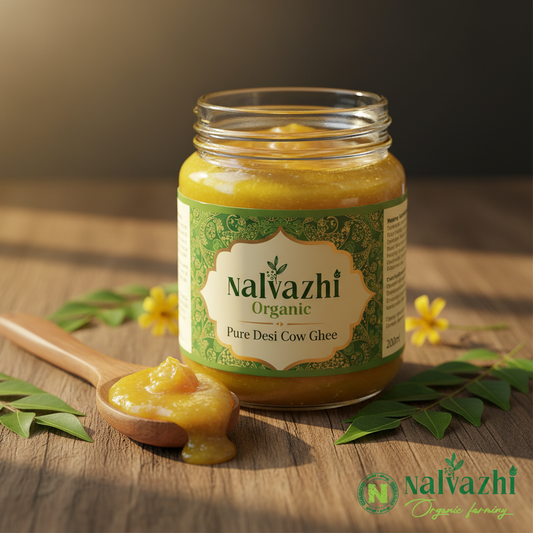 Desi Cow Ghee 200ml - Nalvazhi Organic