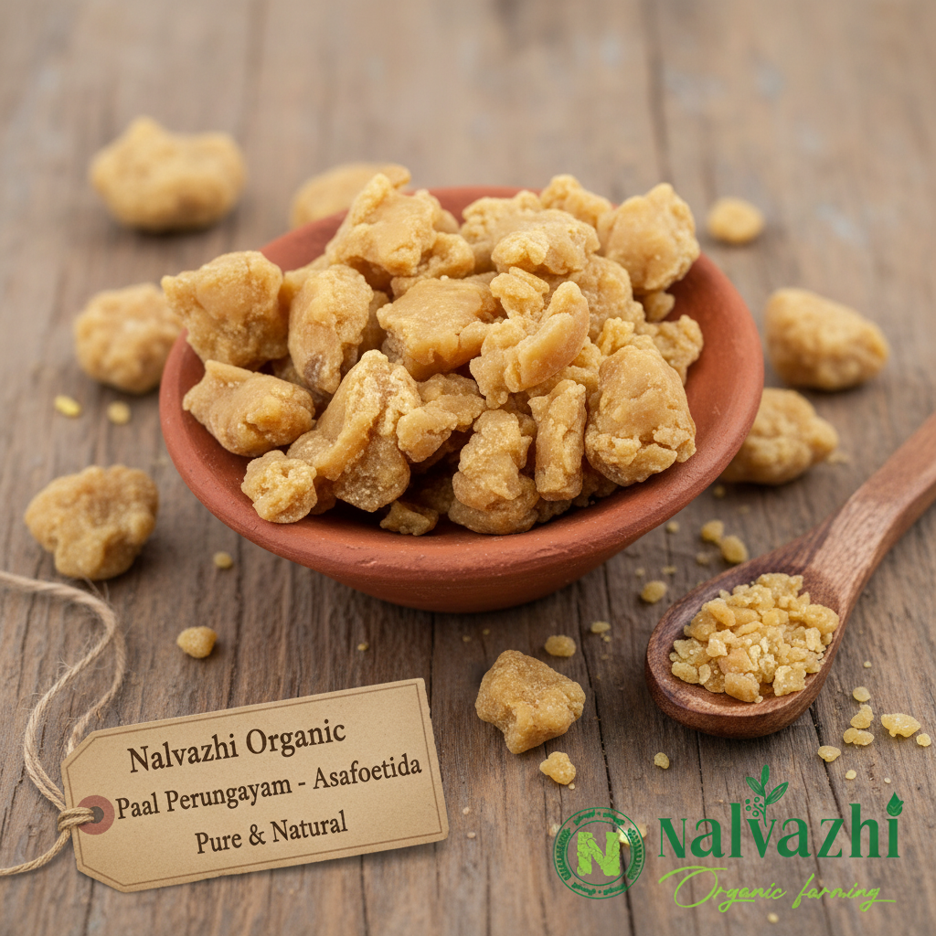 Paal Perungayam - Raw Pure Asafoetida by Nalvazhi Organic Farming