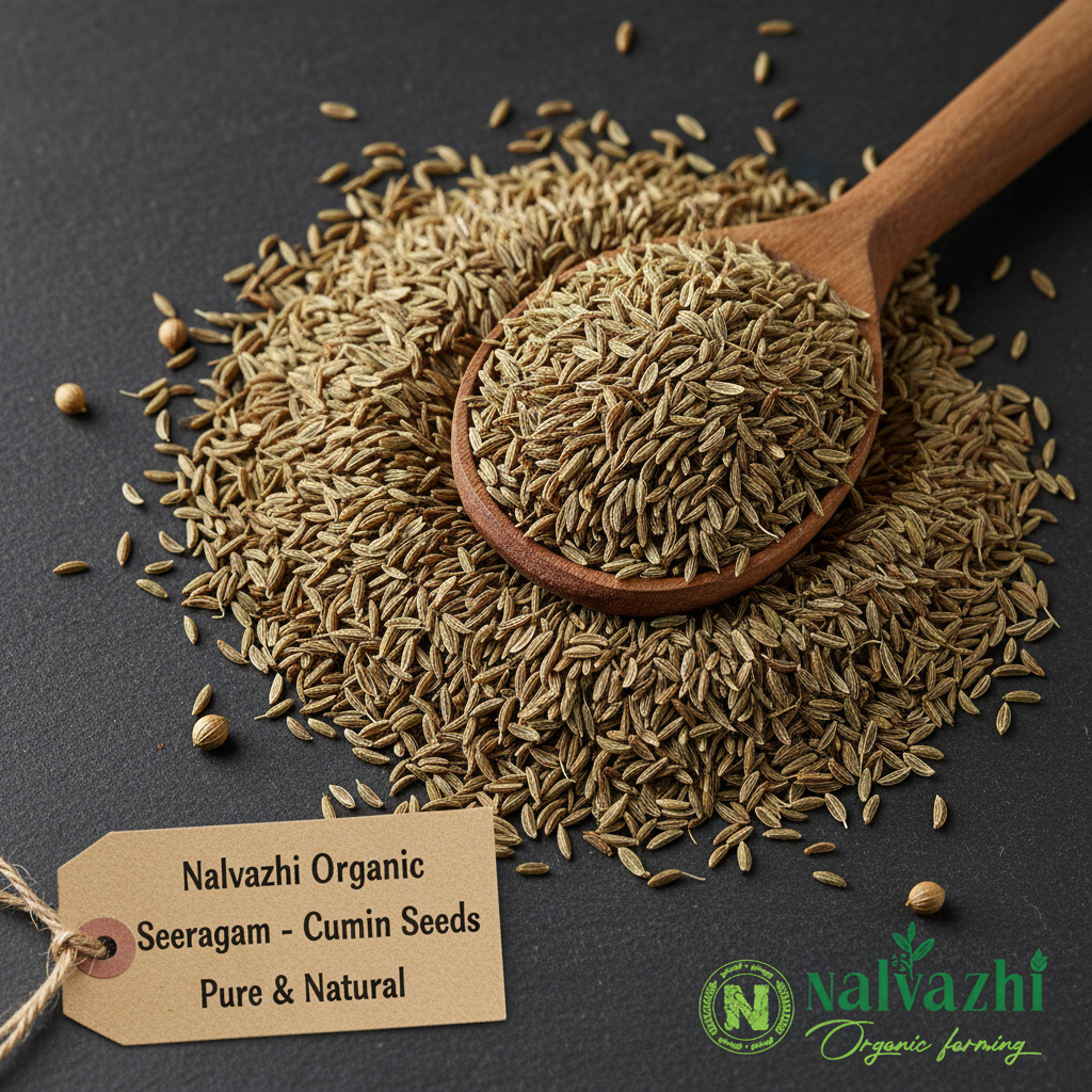 Seeragam - Organic Cumin Seeds by Nalvazhi Organic Farming
