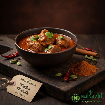 Mutton Masala with Mutton Curry by Nalvazhi Organic Farming
