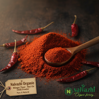 Milagai Thool - Organic Red Chilli Powder by Nalvazhi Organic Farming