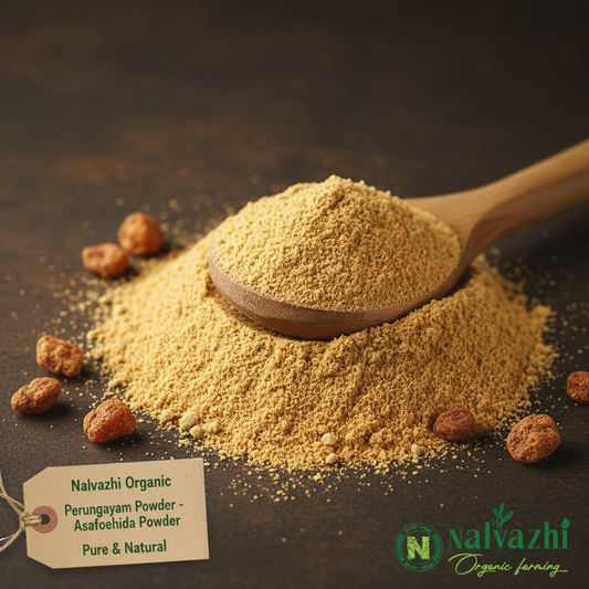 Perungayam Powder - Organic Asafoetida Powder by Nalvazhi Organic Farming
