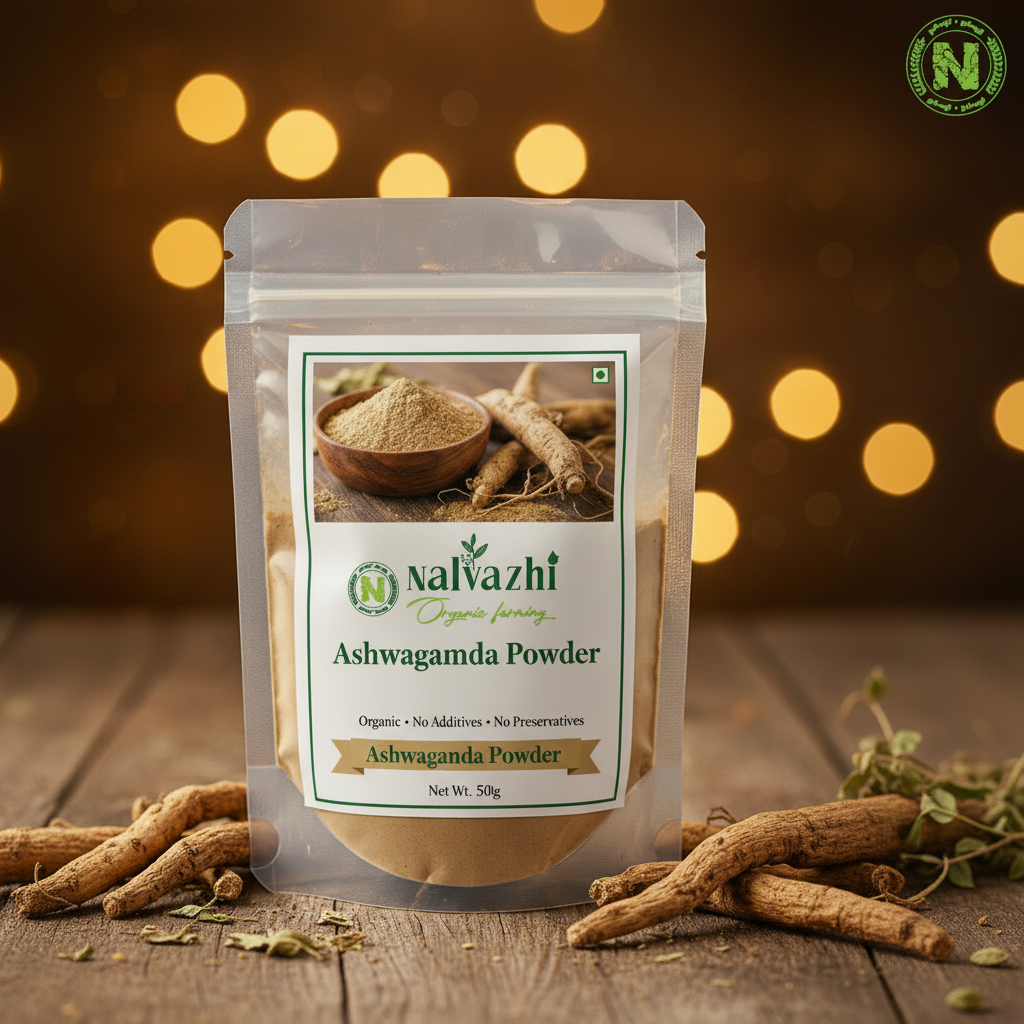 Ashwagandha Powder - Nalvazhi Organic Farming