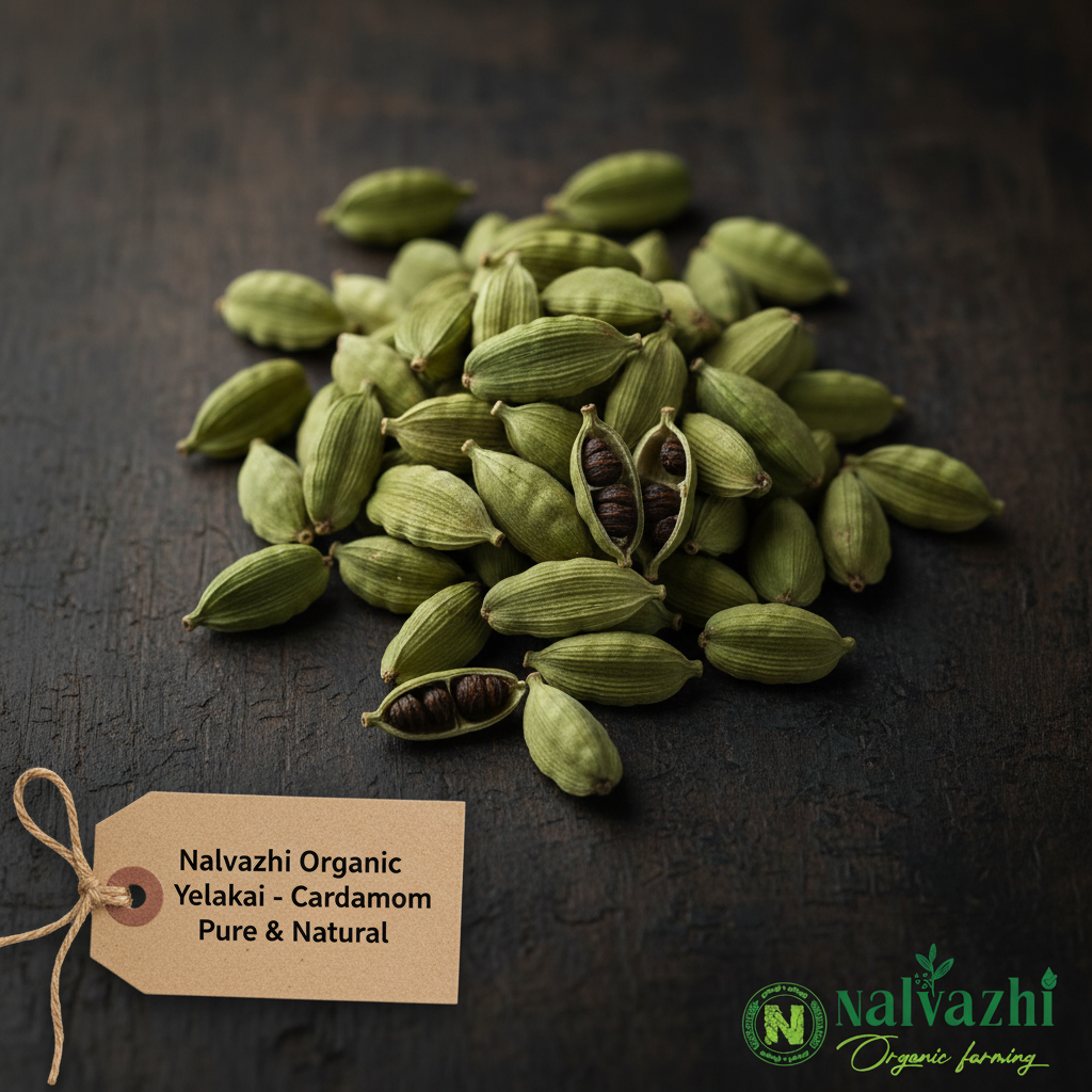 Yelakai - Organic Cardamom by Nalvazhi Organic Farming