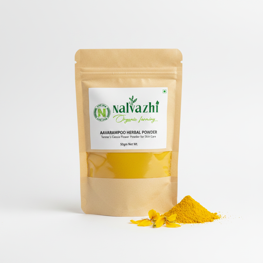 Aavarampoo Herbal Powder 50gm - Nalvazhi Organic
