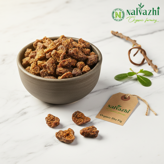 Nalvazhi Organic Dry Fig - daylight elegant food photography