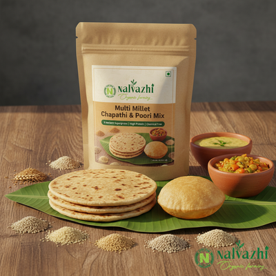 Multi Millet Chapathi Poori Mix - Nalvazhi Organic