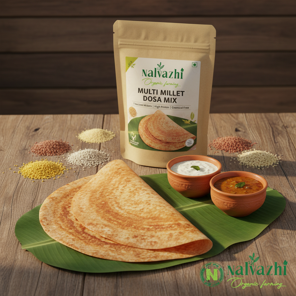 Multi Millet Dosa Mix - Nalvazhi Organic