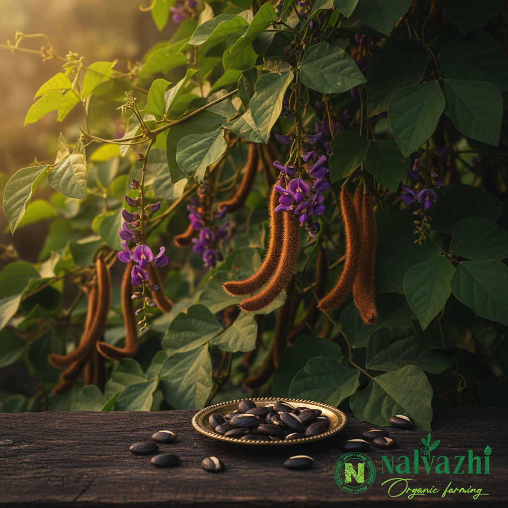 Poonaikali (Velvet Bean / Mucuna pruriens)