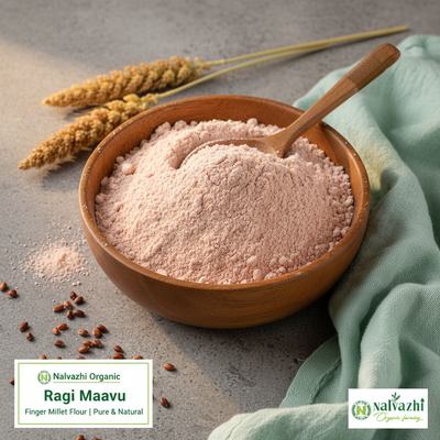 Ragi Maavu - Light Pinkish-Red Powder