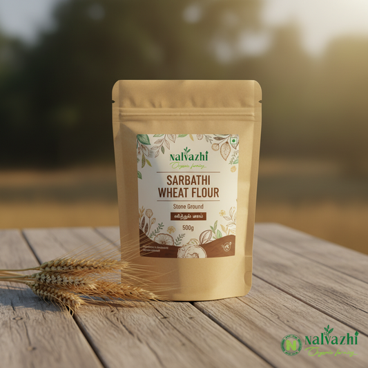 Sarbathi Wheat Flour 500g - Nalvazhi Organic