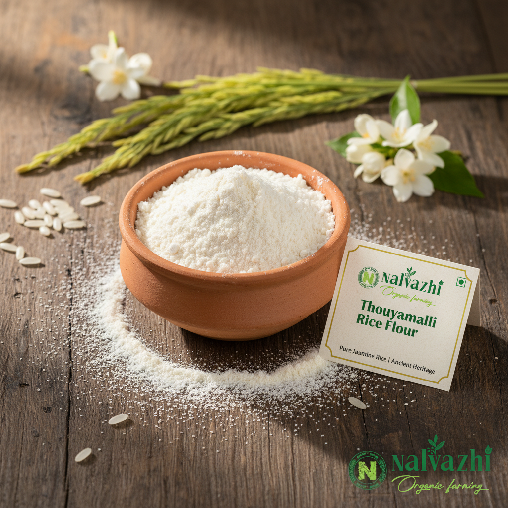 Thooyamalli Rice Flour - Nalvazhi Organic