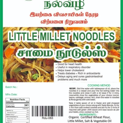 Little millet noodles(samai noodles)-180Gm